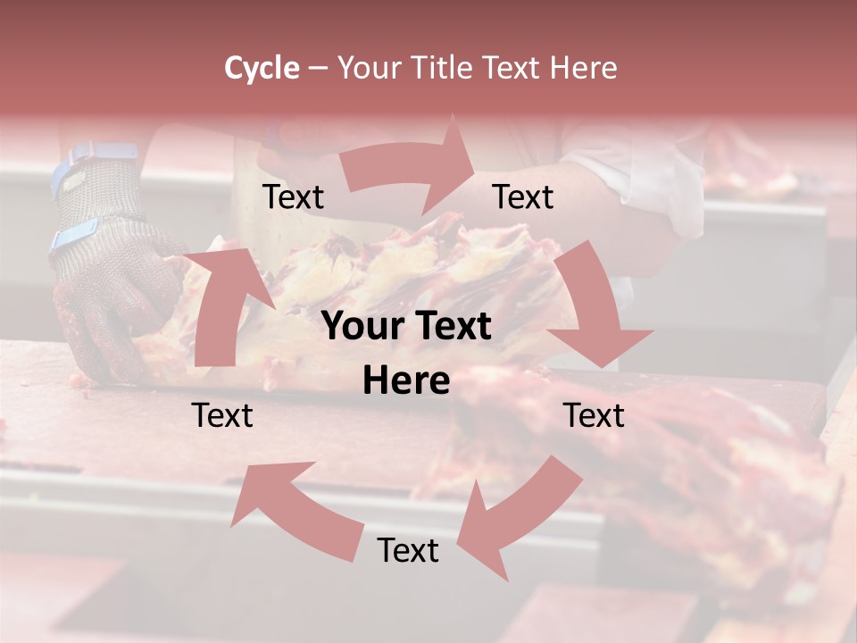 Knife Production Workplace PowerPoint Template