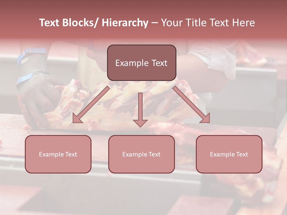 Knife Production Workplace PowerPoint Template