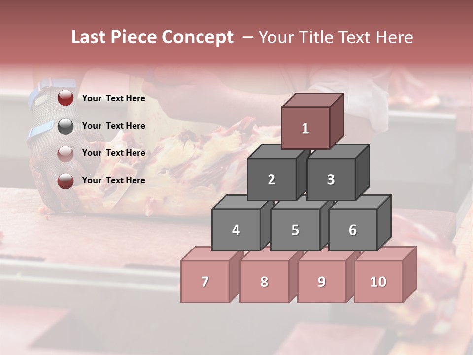 Knife Production Workplace PowerPoint Template