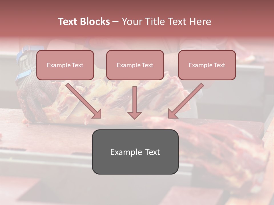 Knife Production Workplace PowerPoint Template