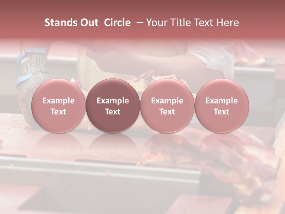 Knife Production Workplace PowerPoint Template