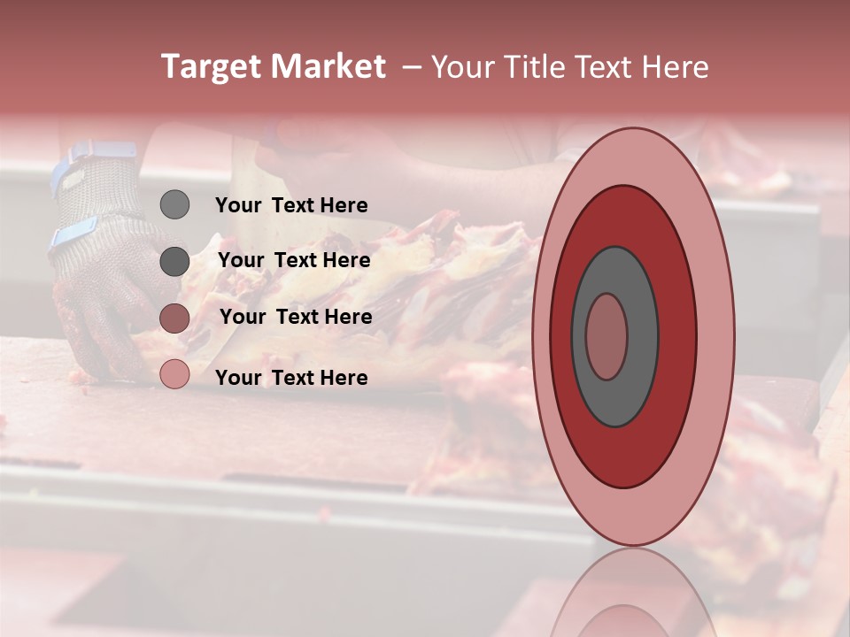 Knife Production Workplace PowerPoint Template