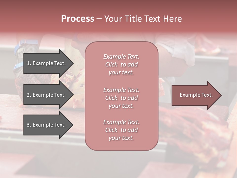 Knife Production Workplace PowerPoint Template