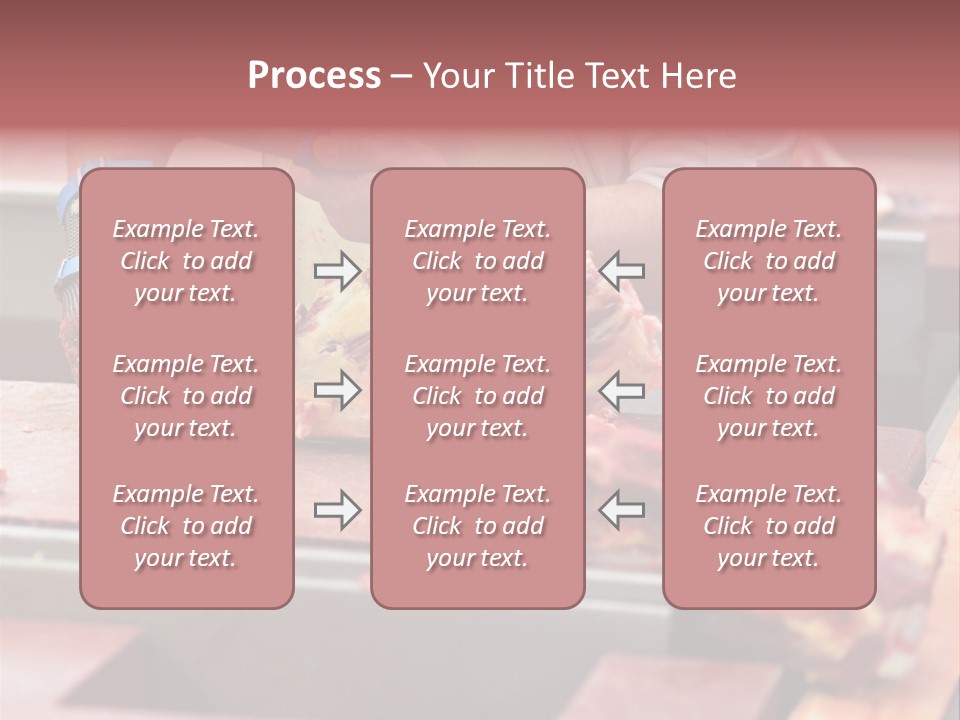 Knife Production Workplace PowerPoint Template