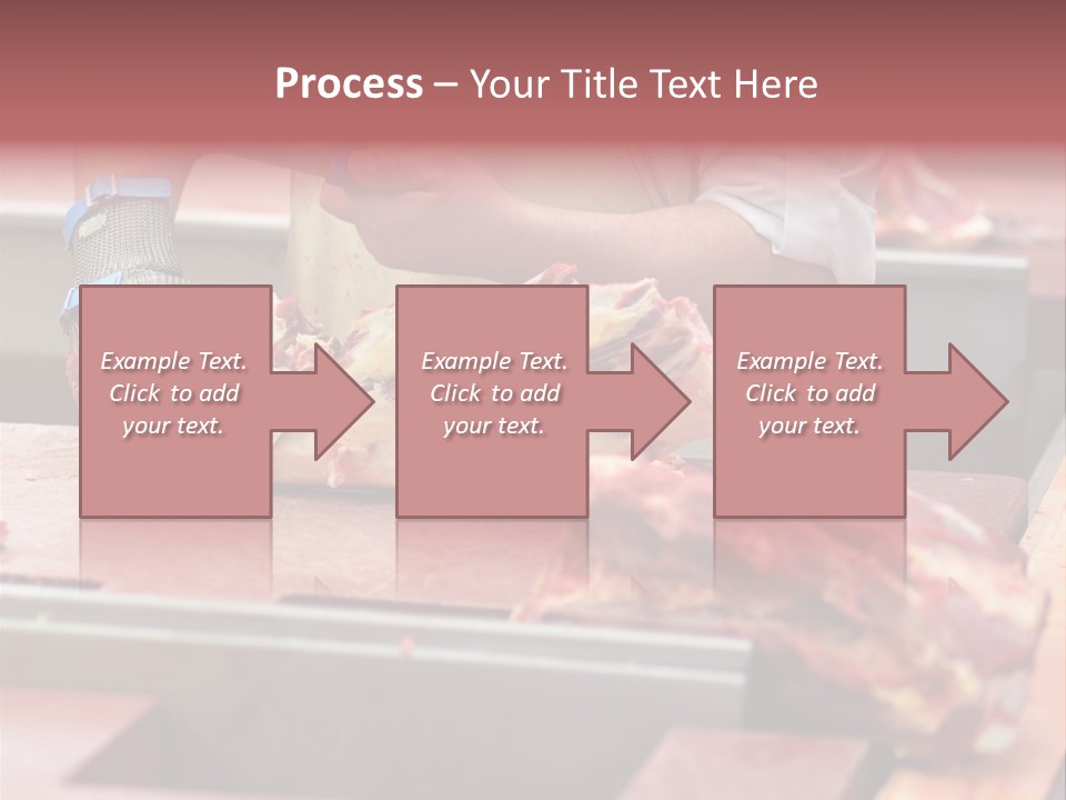 Knife Production Workplace PowerPoint Template