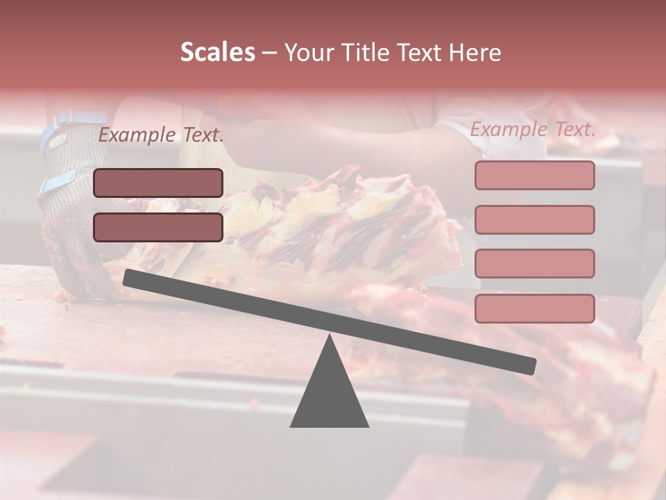 Knife Production Workplace PowerPoint Template