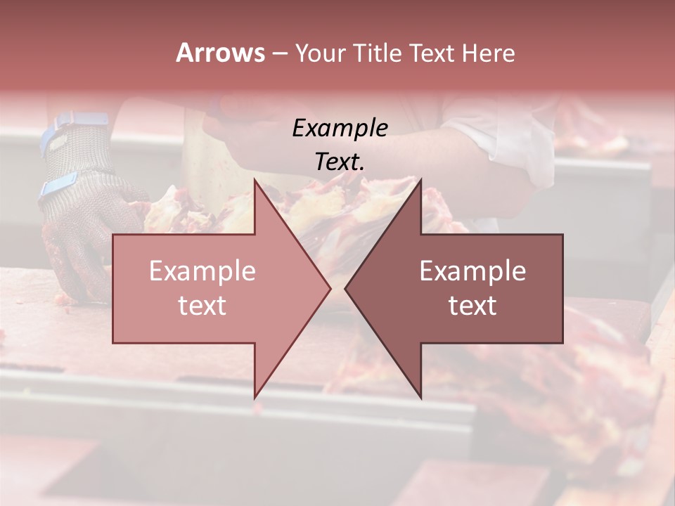 Knife Production Workplace PowerPoint Template