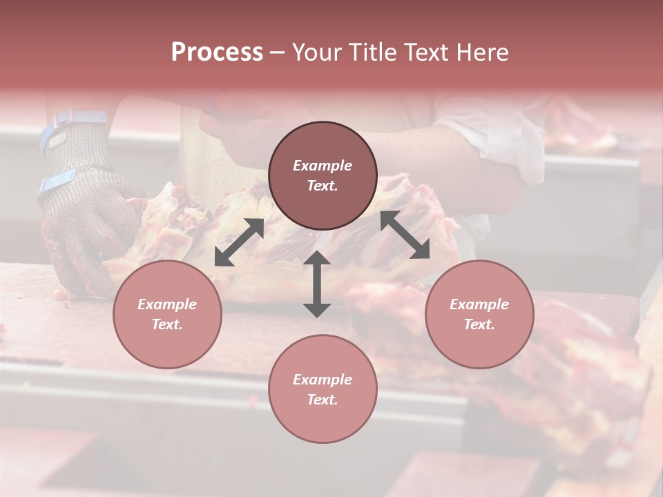 Knife Production Workplace PowerPoint Template