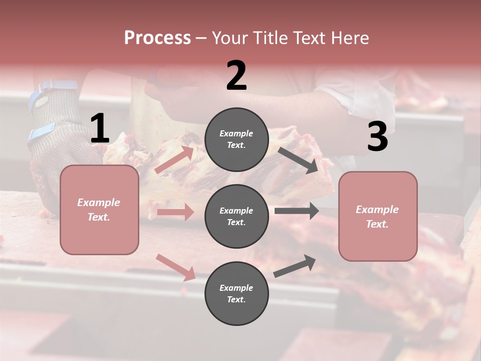 Knife Production Workplace PowerPoint Template