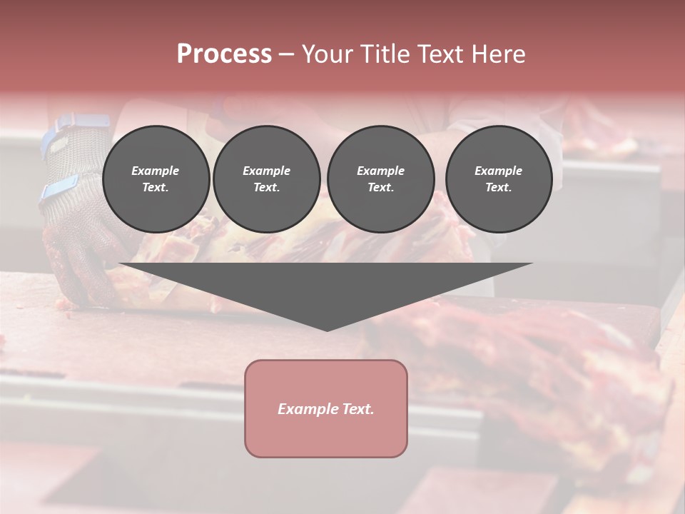 Knife Production Workplace PowerPoint Template