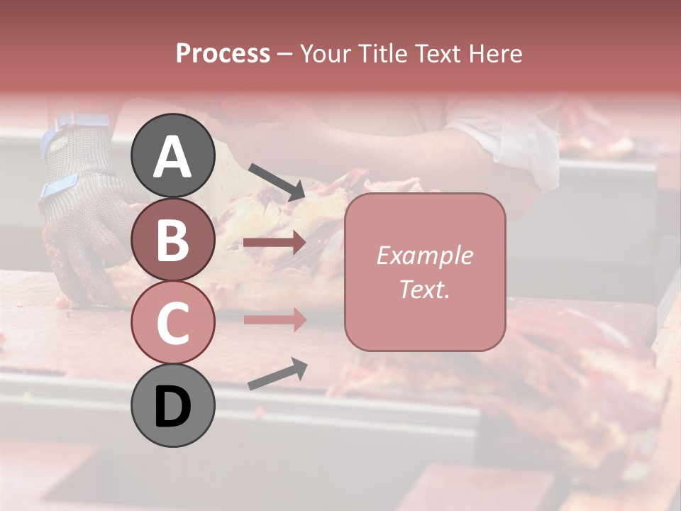 Knife Production Workplace PowerPoint Template