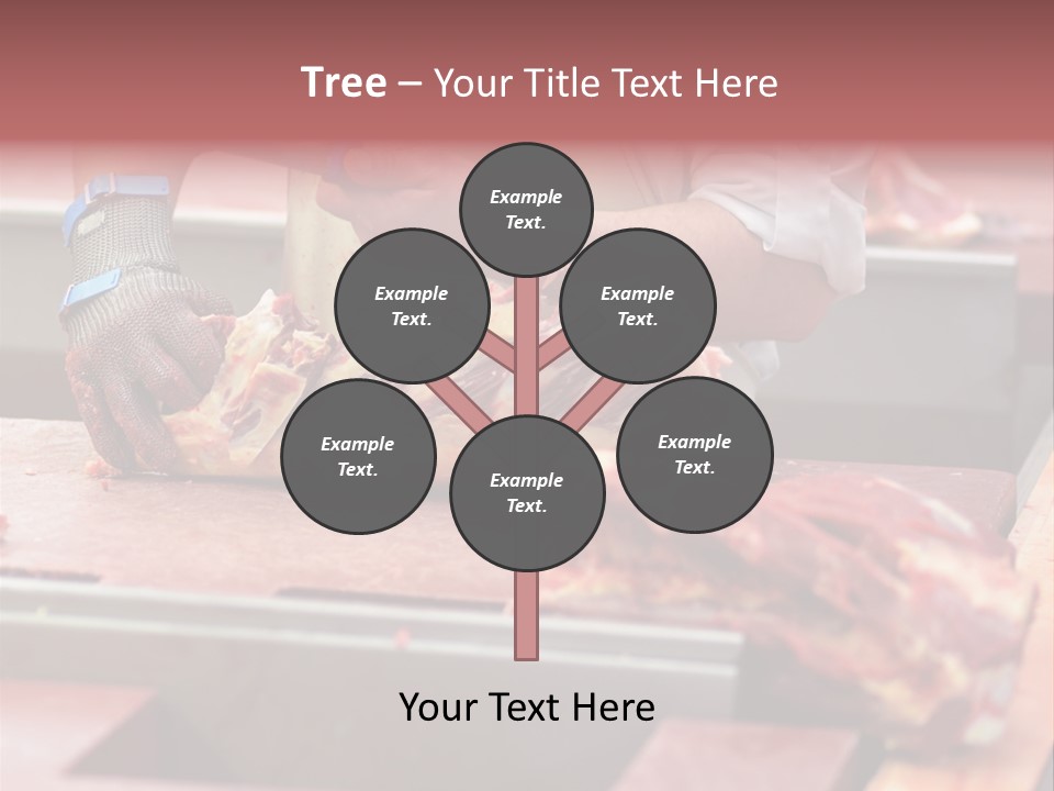Knife Production Workplace PowerPoint Template