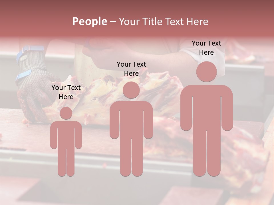 Knife Production Workplace PowerPoint Template