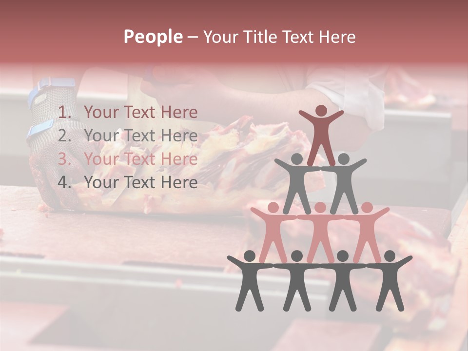 Knife Production Workplace PowerPoint Template