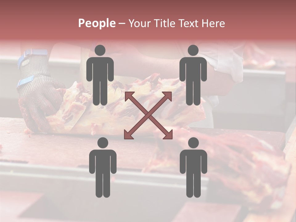 Knife Production Workplace PowerPoint Template