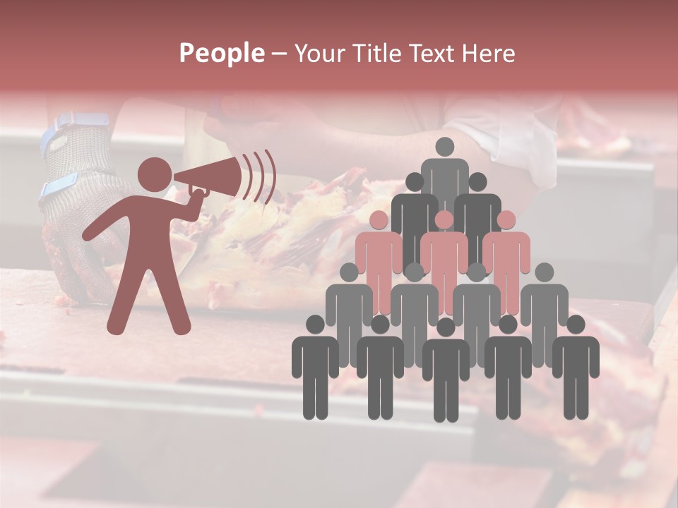 Knife Production Workplace PowerPoint Template