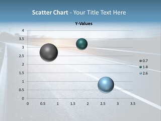 Center Drive Line PowerPoint Template