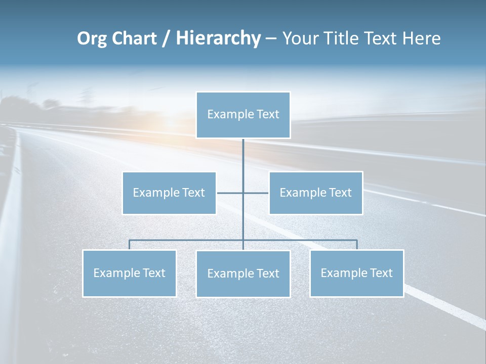 Center Drive Line PowerPoint Template