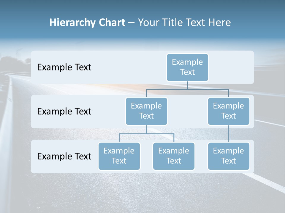 Center Drive Line PowerPoint Template
