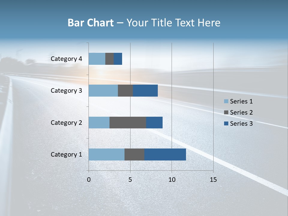Center Drive Line PowerPoint Template
