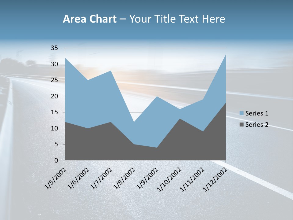 Center Drive Line PowerPoint Template