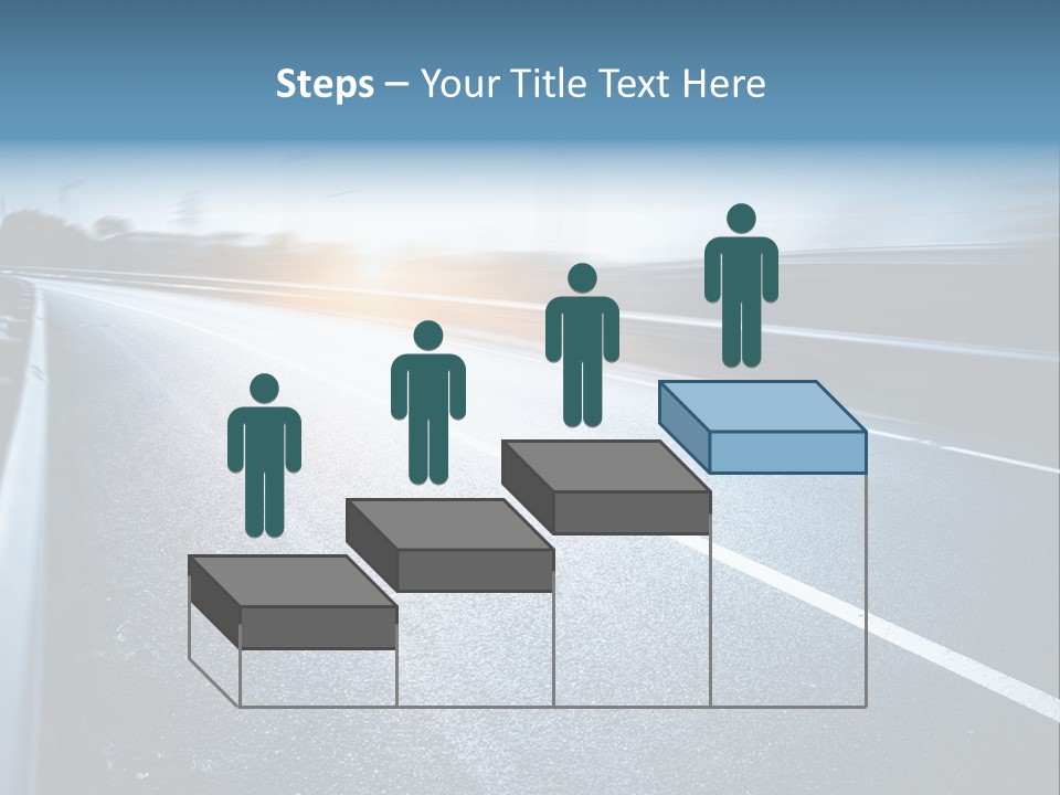 Center Drive Line PowerPoint Template