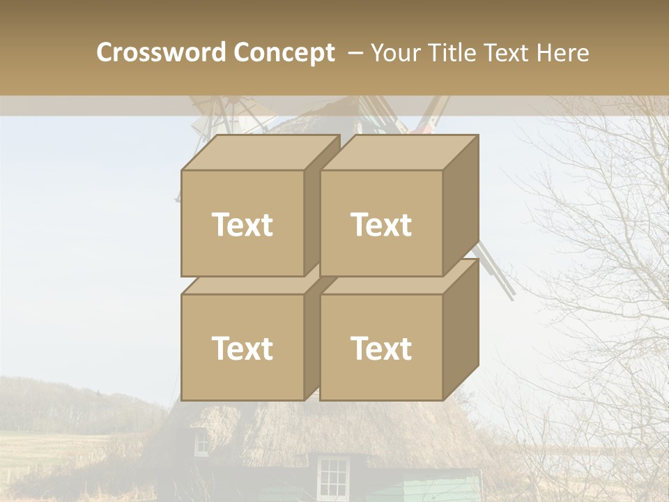 Tree Leaf Baltic Sea PowerPoint Template