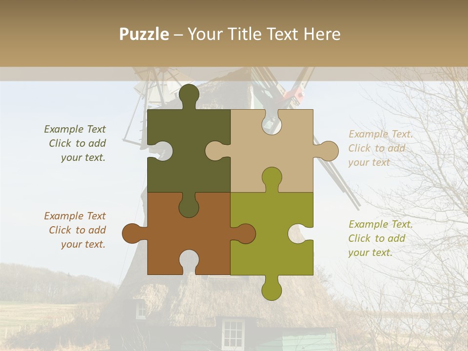 Tree Leaf Baltic Sea PowerPoint Template