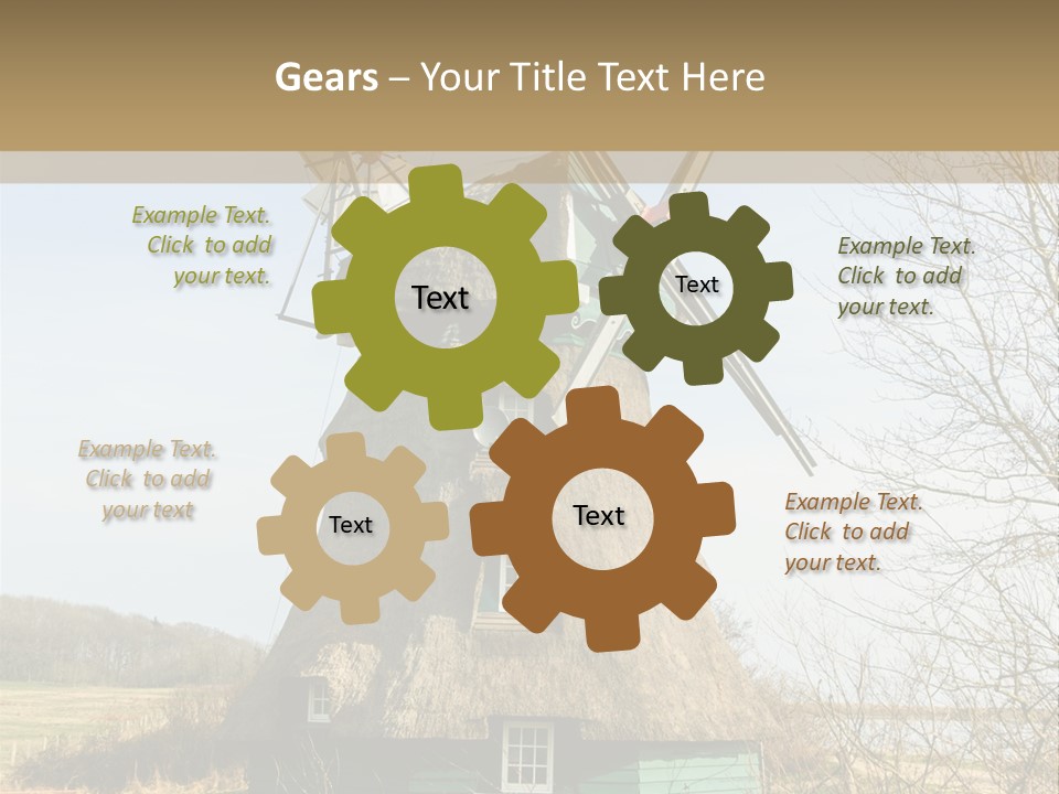 Tree Leaf Baltic Sea PowerPoint Template