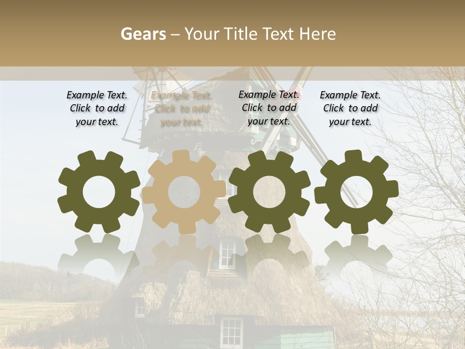 Tree Leaf Baltic Sea PowerPoint Template