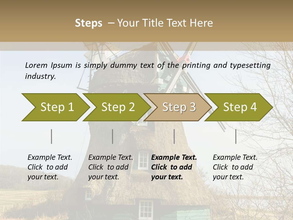 Tree Leaf Baltic Sea PowerPoint Template