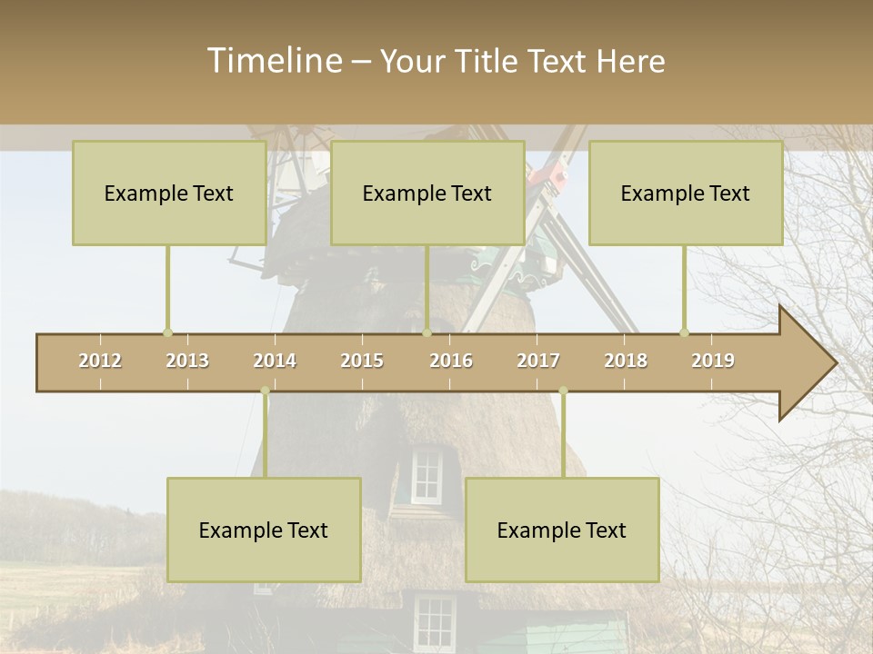 Tree Leaf Baltic Sea PowerPoint Template