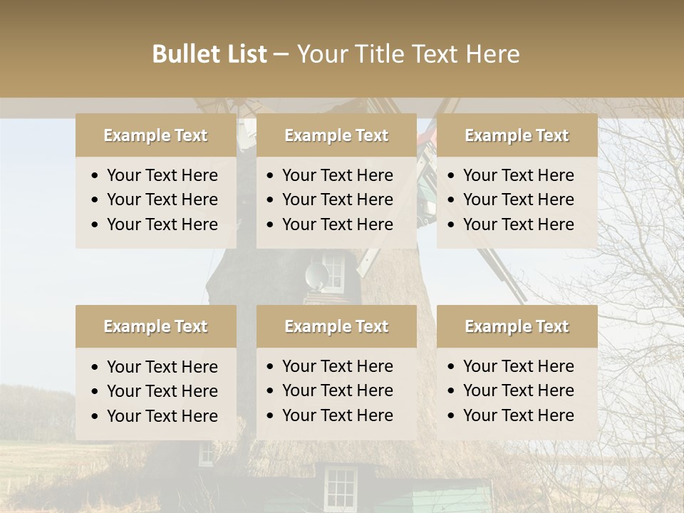 Tree Leaf Baltic Sea PowerPoint Template