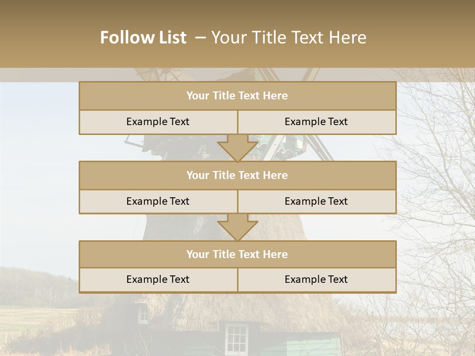 Tree Leaf Baltic Sea PowerPoint Template