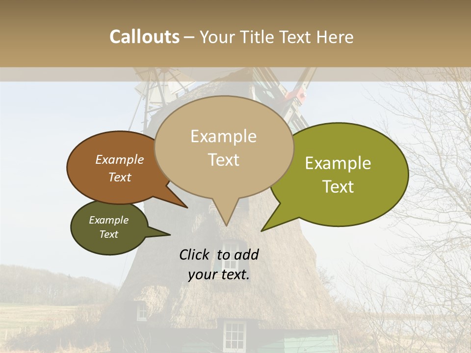 Tree Leaf Baltic Sea PowerPoint Template