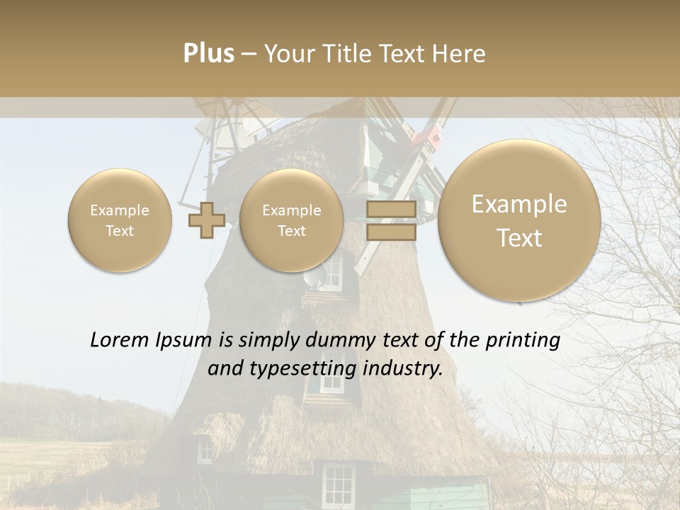 Tree Leaf Baltic Sea PowerPoint Template