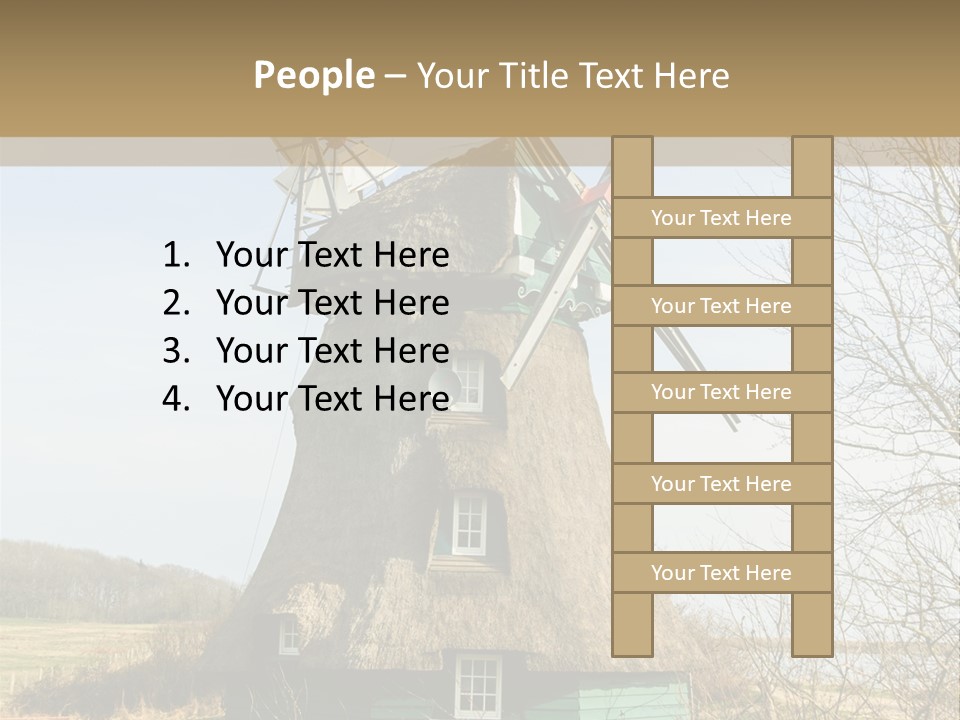 Tree Leaf Baltic Sea PowerPoint Template