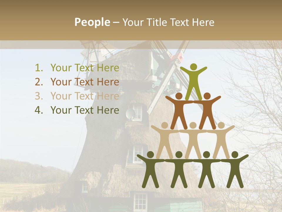 Tree Leaf Baltic Sea PowerPoint Template