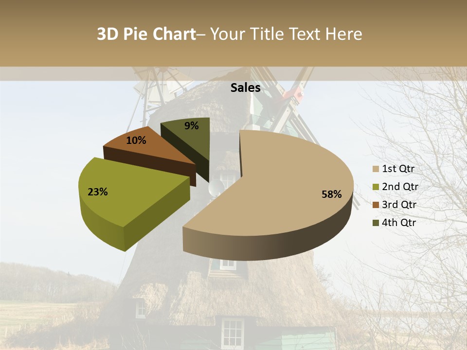 Tree Leaf Baltic Sea PowerPoint Template