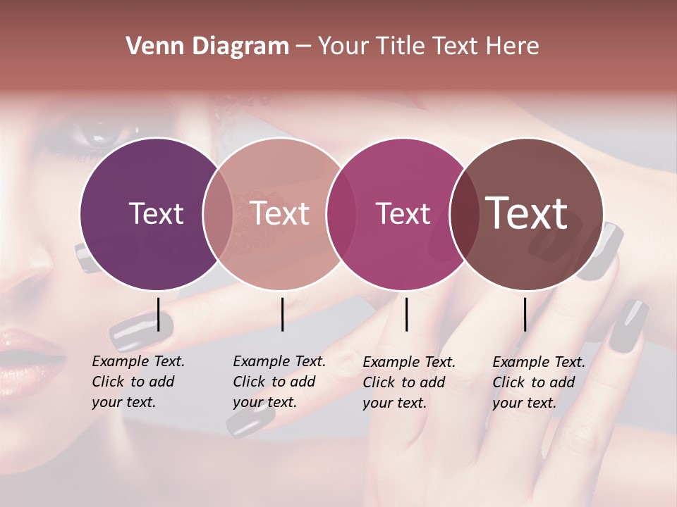 Nail Polish Red Skincare PowerPoint Template