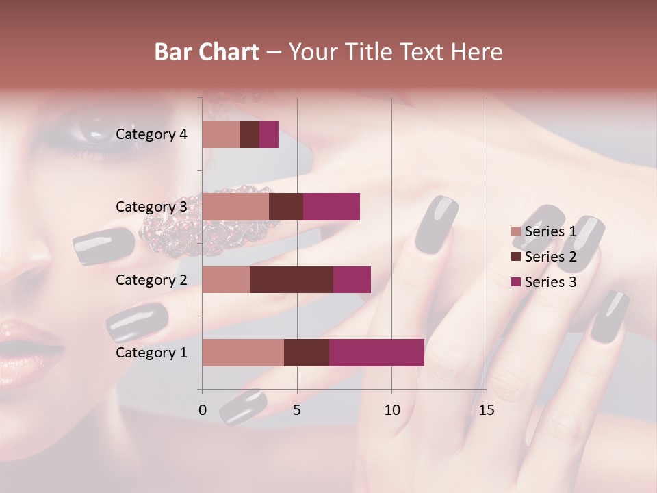 Nail Polish Red Skincare PowerPoint Template
