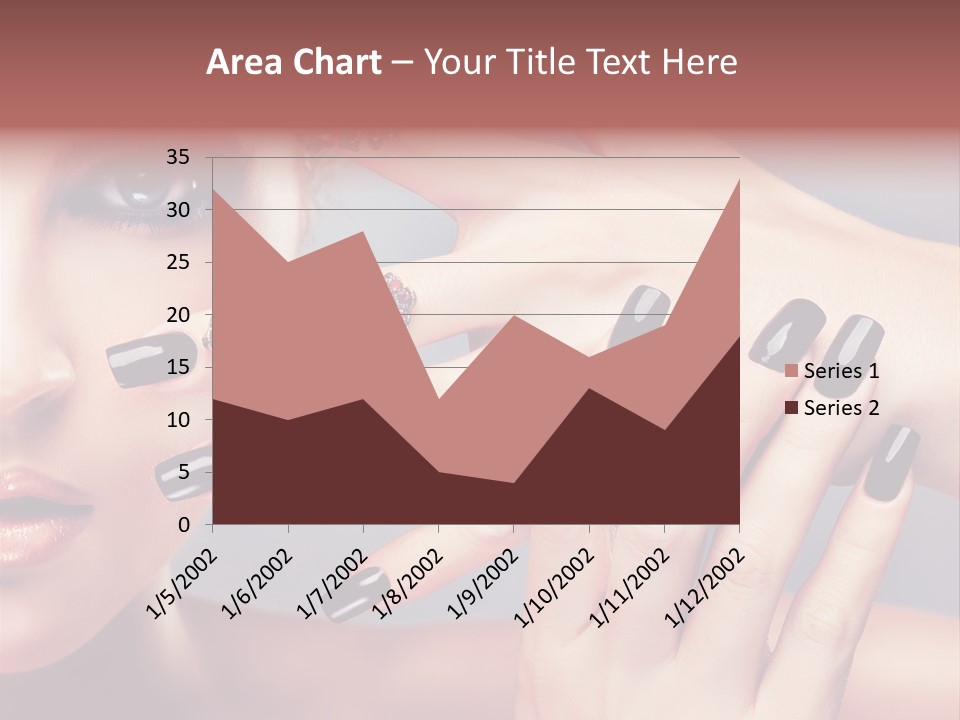 Nail Polish Red Skincare PowerPoint Template