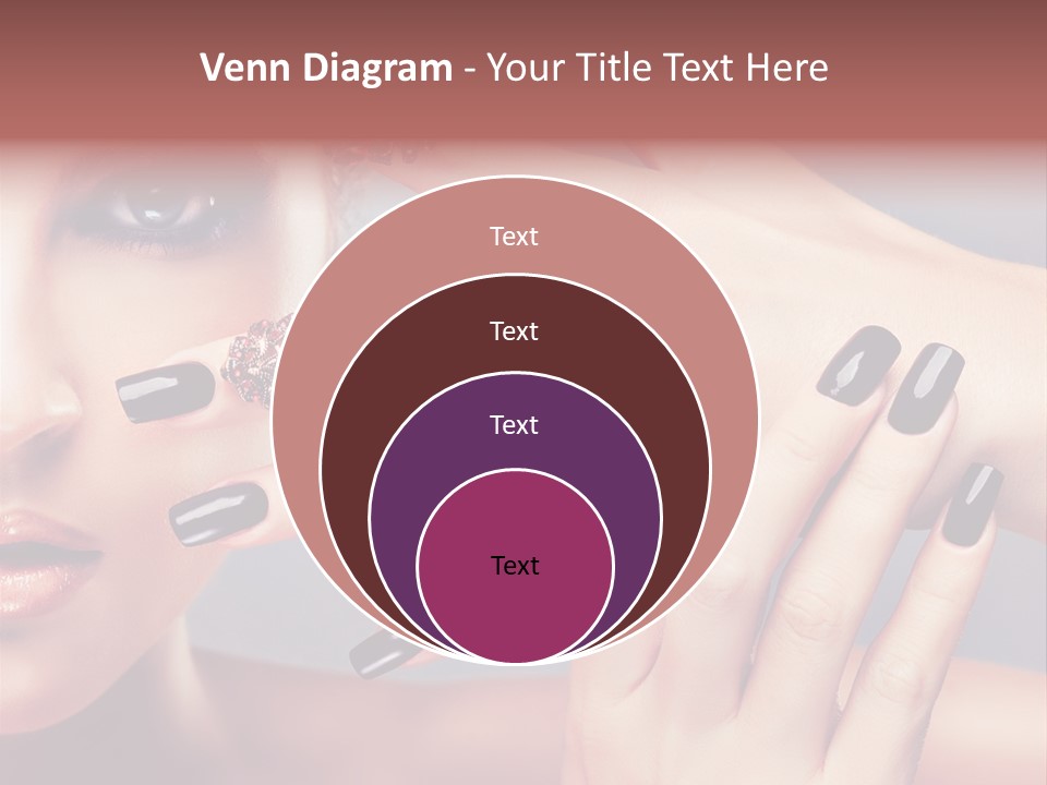 Nail Polish Red Skincare PowerPoint Template