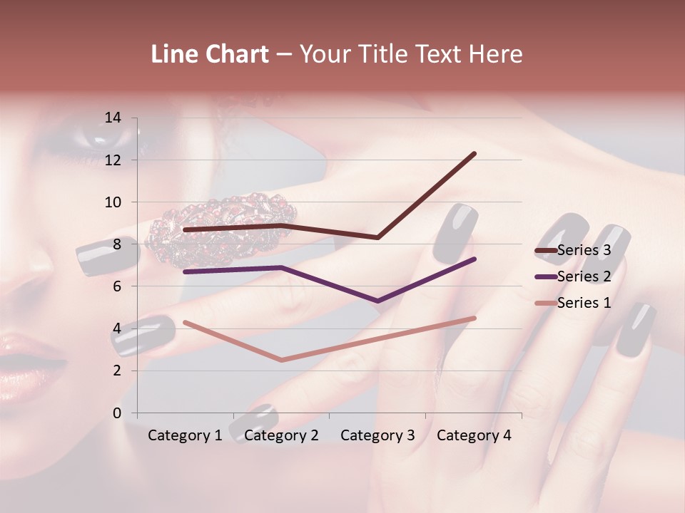Nail Polish Red Skincare PowerPoint Template