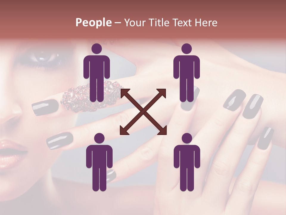 Nail Polish Red Skincare PowerPoint Template