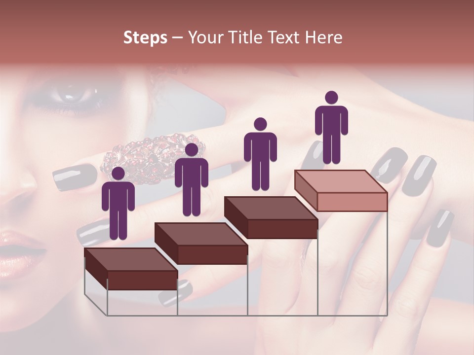 Nail Polish Red Skincare PowerPoint Template