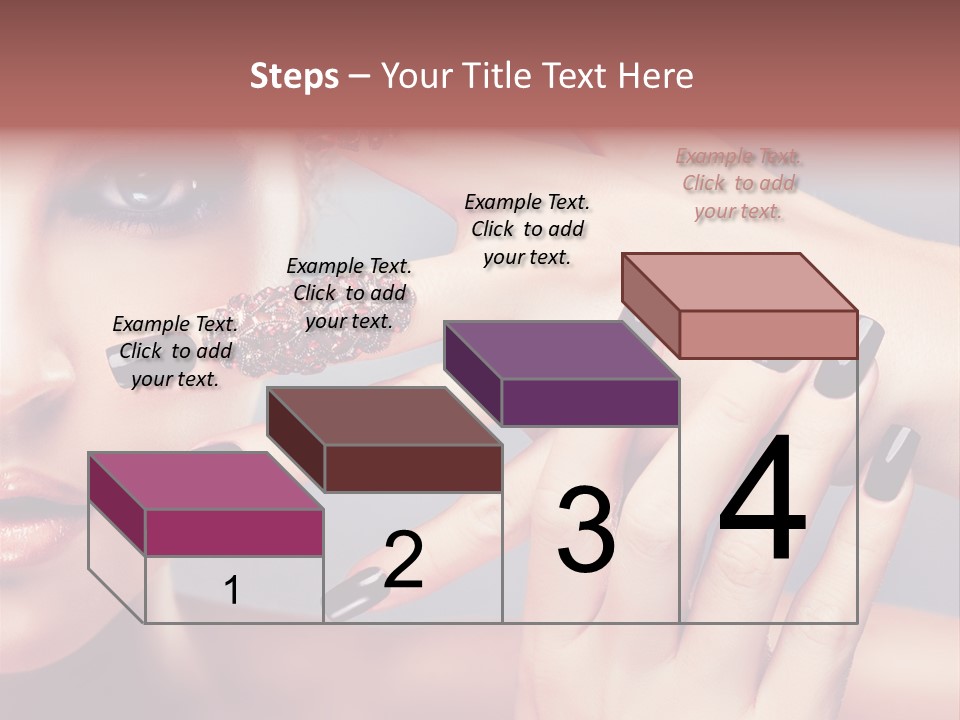 Nail Polish Red Skincare PowerPoint Template
