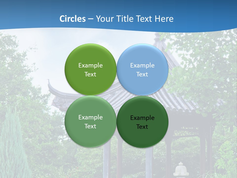 Tree Kiosk Color PowerPoint Template