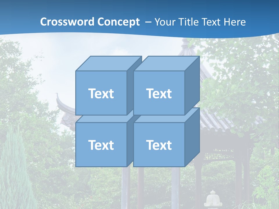 Tree Kiosk Color PowerPoint Template
