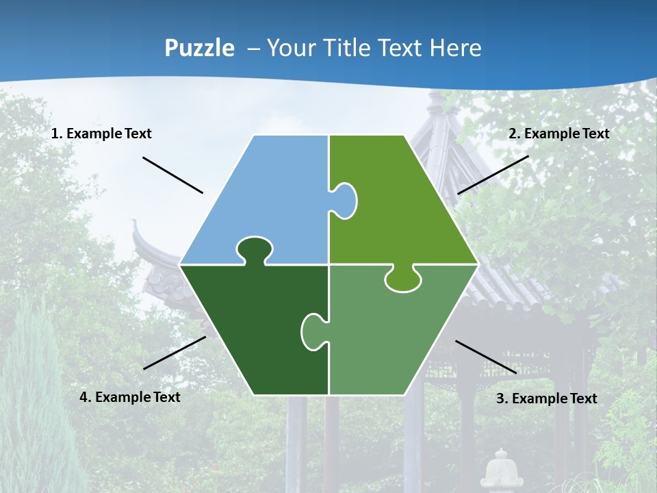 Tree Kiosk Color PowerPoint Template